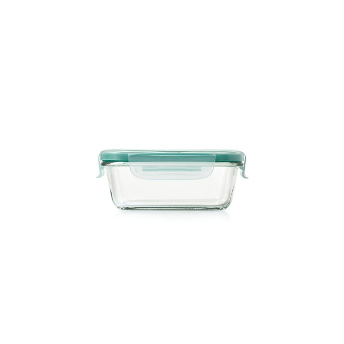 OXO Good Grips SmartSeal 4 oz. Clear Rectangular Glass Container
