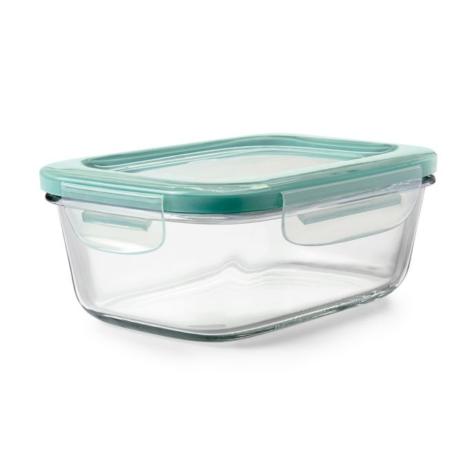 OXO Good Grips 3.5-Cup Smart Seal Rectangle Glass Container
