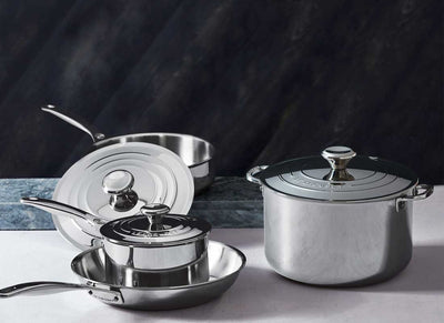 Le Creuset 10 Piece Stainless Steel Cookware Set