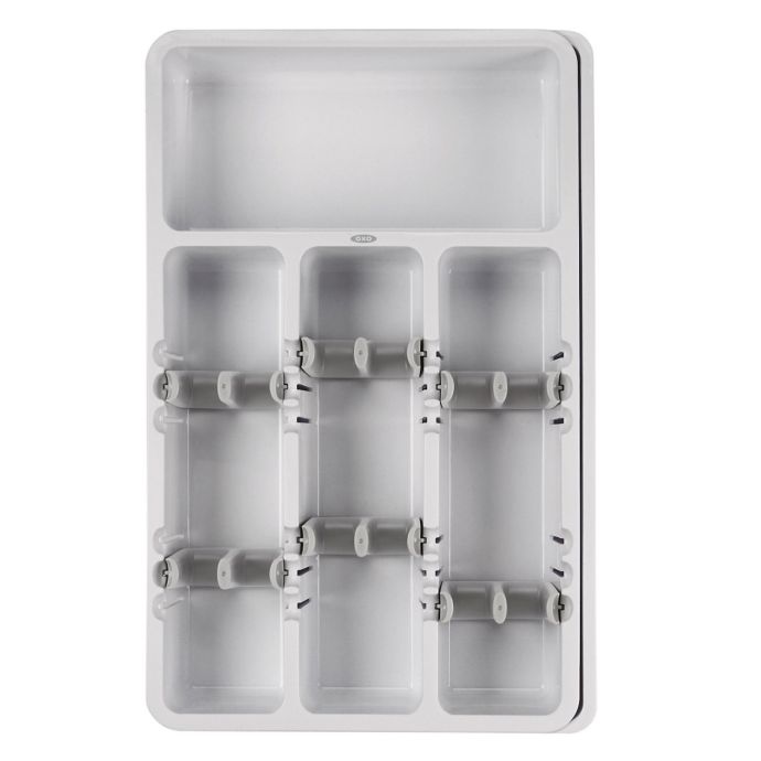 OXO Good Grips Expandable Utensil Tray in Grey - Winestuff