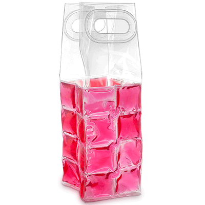 Wine Chill Gel Tote - Pink