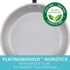 Rachael Ray Create Delicious 9.5 Inch Nonstick Deep Fry Pan, Light Blue Shimmer