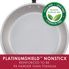 Rachael Ray Create Delicious 9.5 Inch Nonstick Deep Fry Pan, Red Shimmer