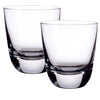 Villeroy & Boch American Bar Straight Bourbon 4-1/2 Inch Double Old Fashioned Tumbler, Set of 2