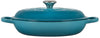 Le Creuset 5 Quart Signature Cast Iron Braiser - Caribbean