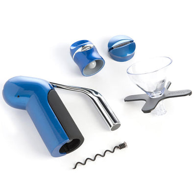 Metrokane Houdini 5-Piece Gift Set - Metallic Blue