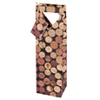 True Fabrications 1-Bottle Corks Wine Bag