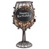 Chalkboard Wine Glass Cork Cage
