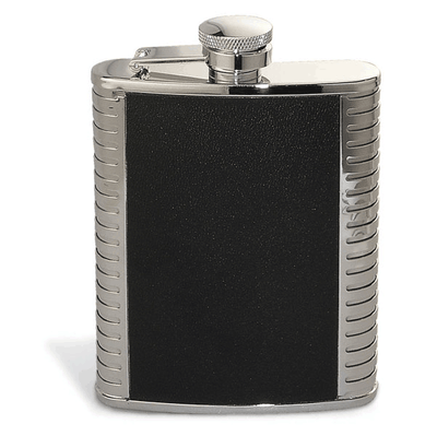 Epic Silver and Black Flask- 6 oz.