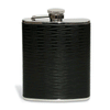 Leather Zig-Zag Flask - 6 oz.