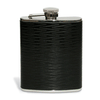 Leather Zig-Zag Flask - 6 oz.