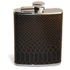 Reptilian Leather Flask - 6 oz.