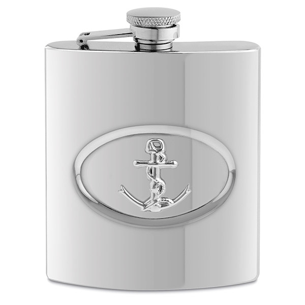 Anchor Stainless Steel Flask-8 oz.