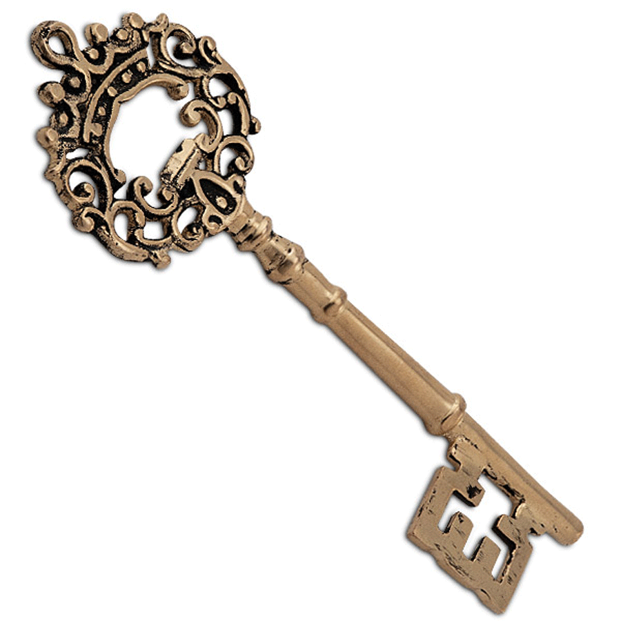 The Crown Royale Antique Key Bottle Opener