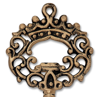 The Crown Royale Antique Key Bottle Opener