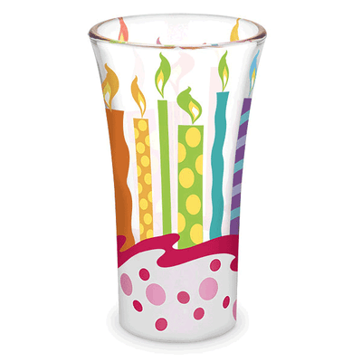 Birthday Painted Shot Glass