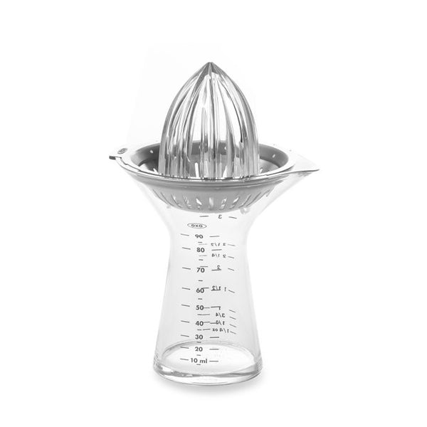 OXO Good Grips Citrus Squeezer & SteeL Muddler with Non-Scratch Nylon Head  and Soft Non-Slip Grip, Silver, 9-Inch