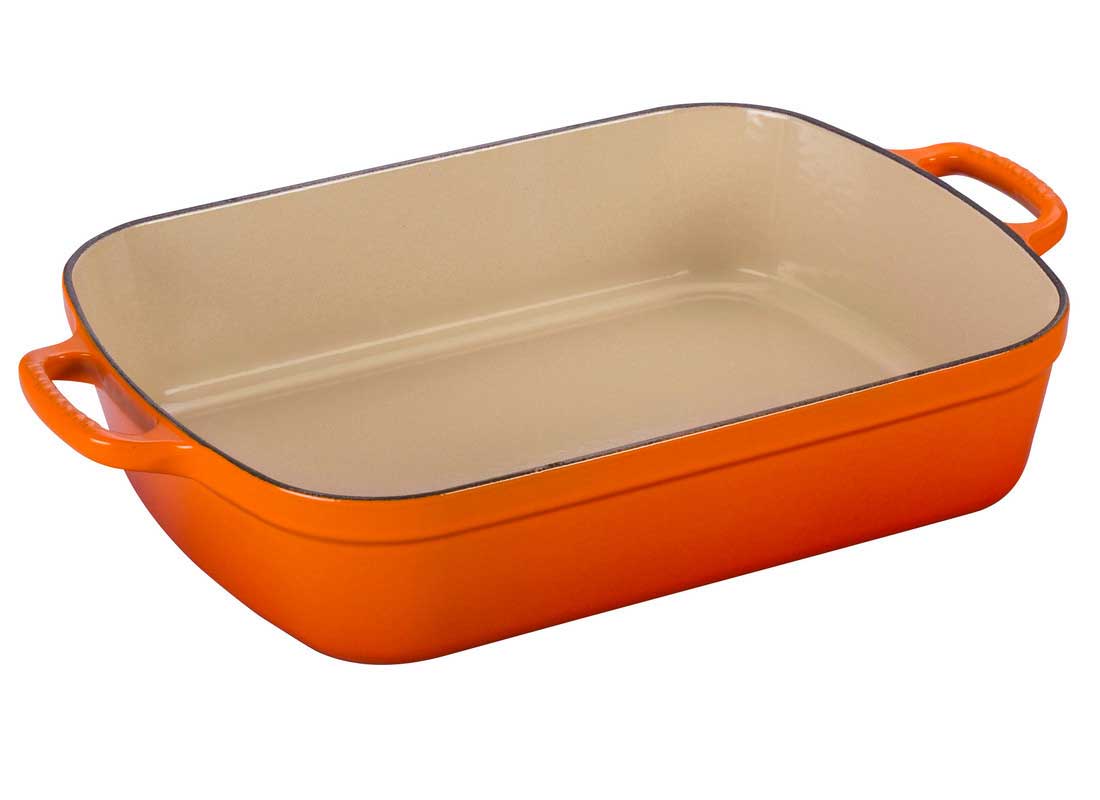 Le Creuset 5.25 Quart Enameled Cast Iron Signature Rectangular Roaster -  Winestuff