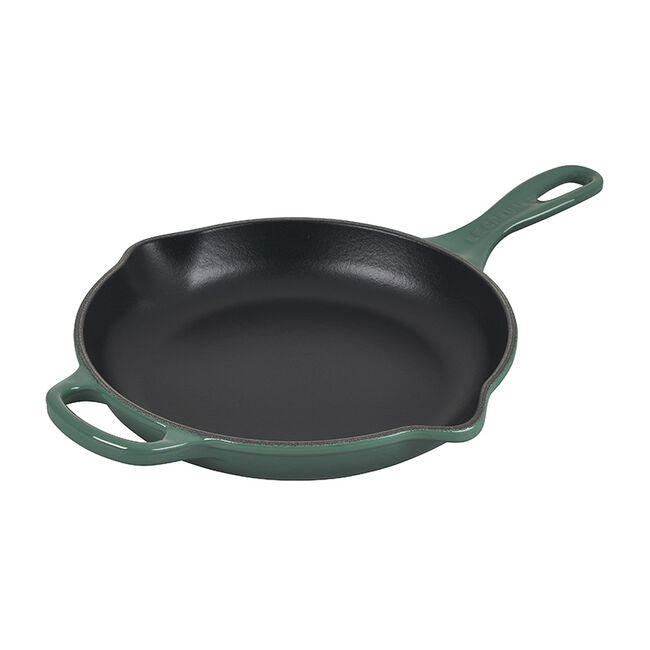 Le Creuset Signature Iron Handle Skillet - Marseille Blue - 10.25