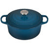 Le Creuset Signature 5.5 Quart Round Enameled Cast Iron Dutch Oven - Deep Teal