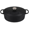 Le Creuset Signature 6.75 Quart Oval Enameled Cast Iron Dutch Oven - Licorice
