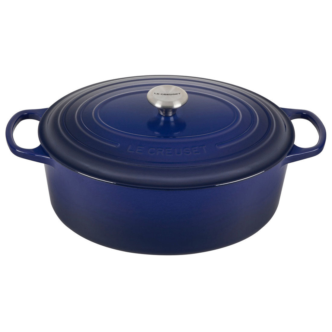 Le Creuset Signature Square 9.5 Marseille Blue Enameled Cast Iron Grill Pan  + Reviews