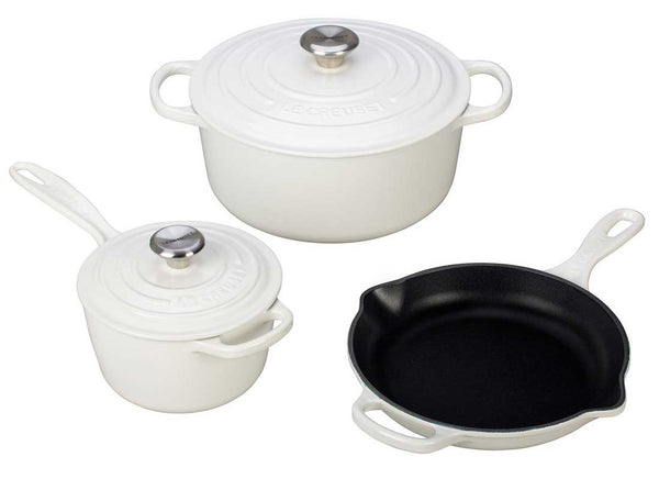 Le Creuset 5 Piece Enameled Cast Iron Signature Set - Winestuff
