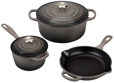 Le Creuset 5 Piece Enameled Cast Iron Signature Set