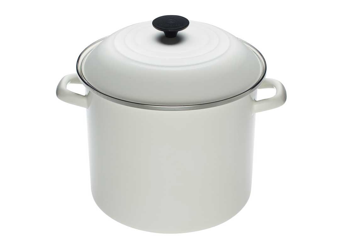 Le Creuset 8 Quart Stockpot - White