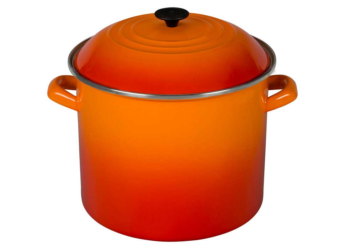 Le Creuset 10-Piece Cast Iron Cookware Set in Flame
