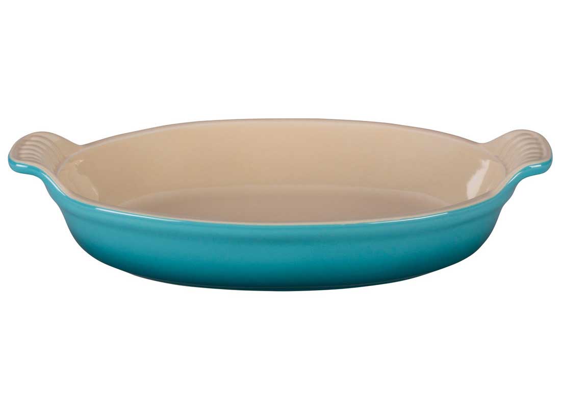 Le Creuset 6 Ounce Heritage Stoneware Oval Au Gratin Dish - Caribbean