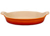 Le Creuset 6 Ounce Heritage Stoneware Oval Au Gratin Dish