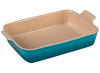 Le Creuset 4 Quart Heritage Stoneware Rectangular Dish - Caribbean