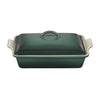 Le Creuset 4 Quart Heritage Covered Rectangular Stoneware Casserole