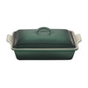 Le Creuset 4 Quart Heritage Covered Rectangular Stoneware Casserole - Artichaut