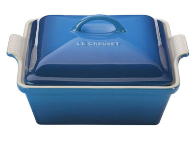 Le Creuset 2.5 Quart Heritage Covered Square Stoneware Casserole