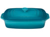 Le Creuset 3.5 Quart Covered Rectangular Stoneware Casserole