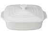 Le Creuset 2.75 Quart Covered Square Stoneware Casserole - White