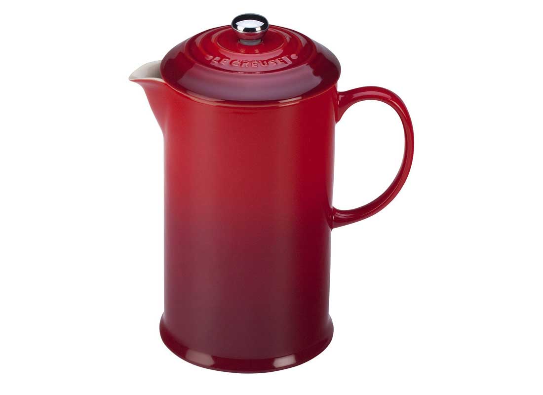 Le Creuset 27 Ounce Stoneware French Press - Cerise