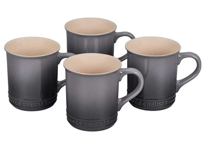 Le Creuset 14 Ounce Stoneware Mugs - Set of 4