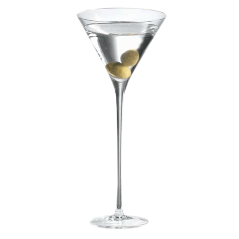 Cocktail or martini crystal glass 260 ml from the Fluent collection