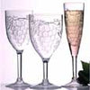 Acrylic White Wine Glasses (Set of 4)