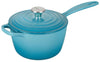 Le Creuset 2.25 Quart Enameled Cast Iron Signature Saucepan - Caribbean