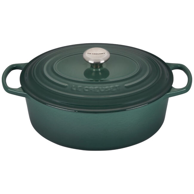 Le Creuset Signature 6.75 Quart Oval Enameled Cast Iron Dutch Oven - Artichaut