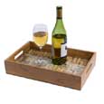 Bamboo Cork Service Tray Kit