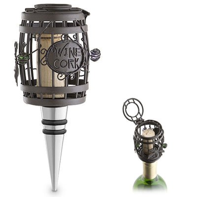 Wine Barrel Cork Cage Bottle Stopper