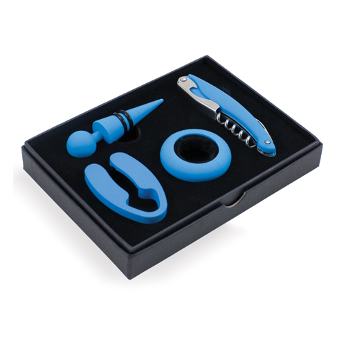 Picnic Time Metro Wine Tools - Blue