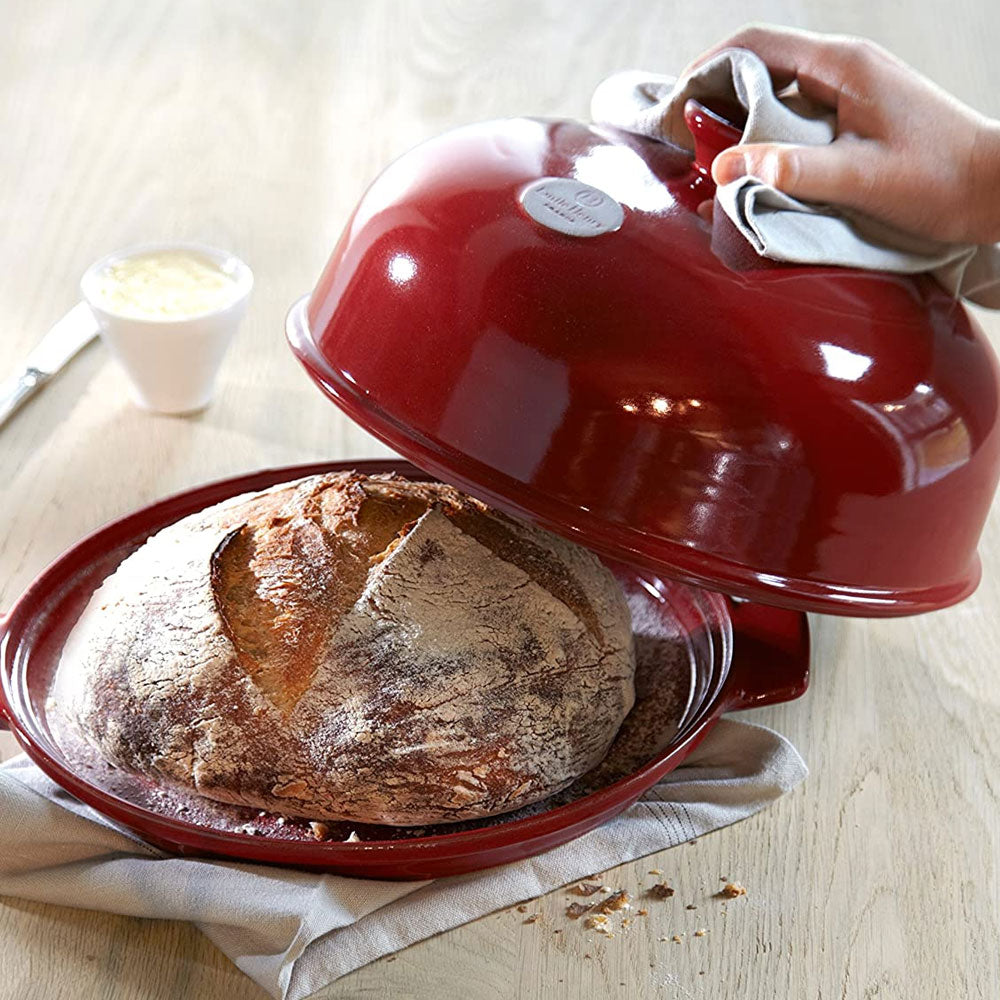 Emile Henry Bread/Potato Pot - Burgundy - Winestuff