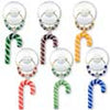 Candy Canes Suction Cup Wine Glass Charms
