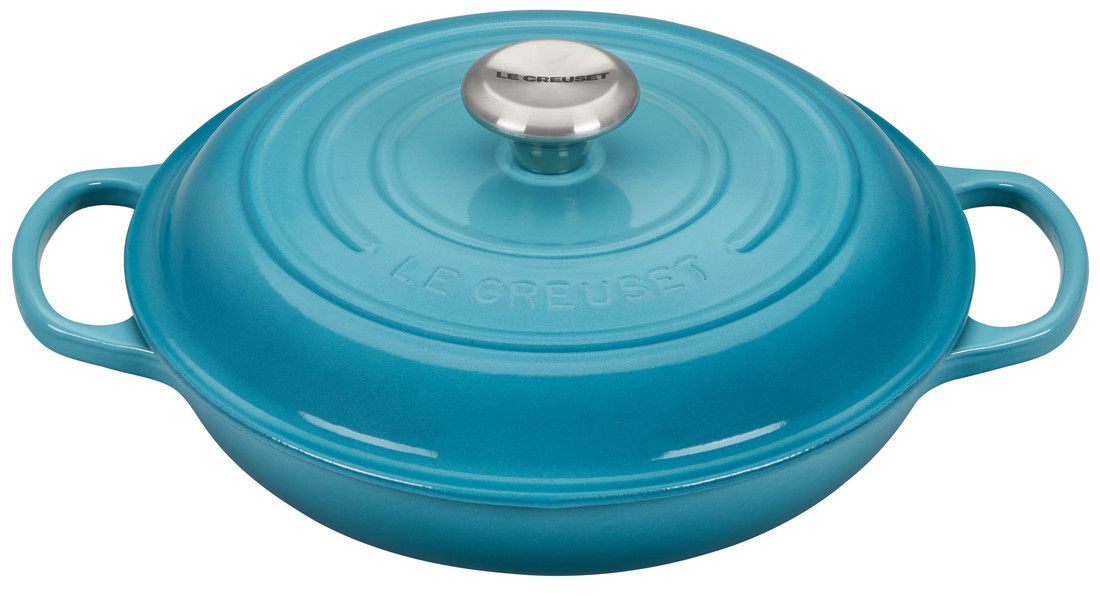 Le Creuset Signature Cast Iron 4.5-Quart Caribbean Round Dutch Oven